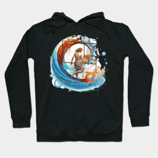 Fibonacci Sequence Into the Fibonacci Spiral Fibonacci Wave Hoodie